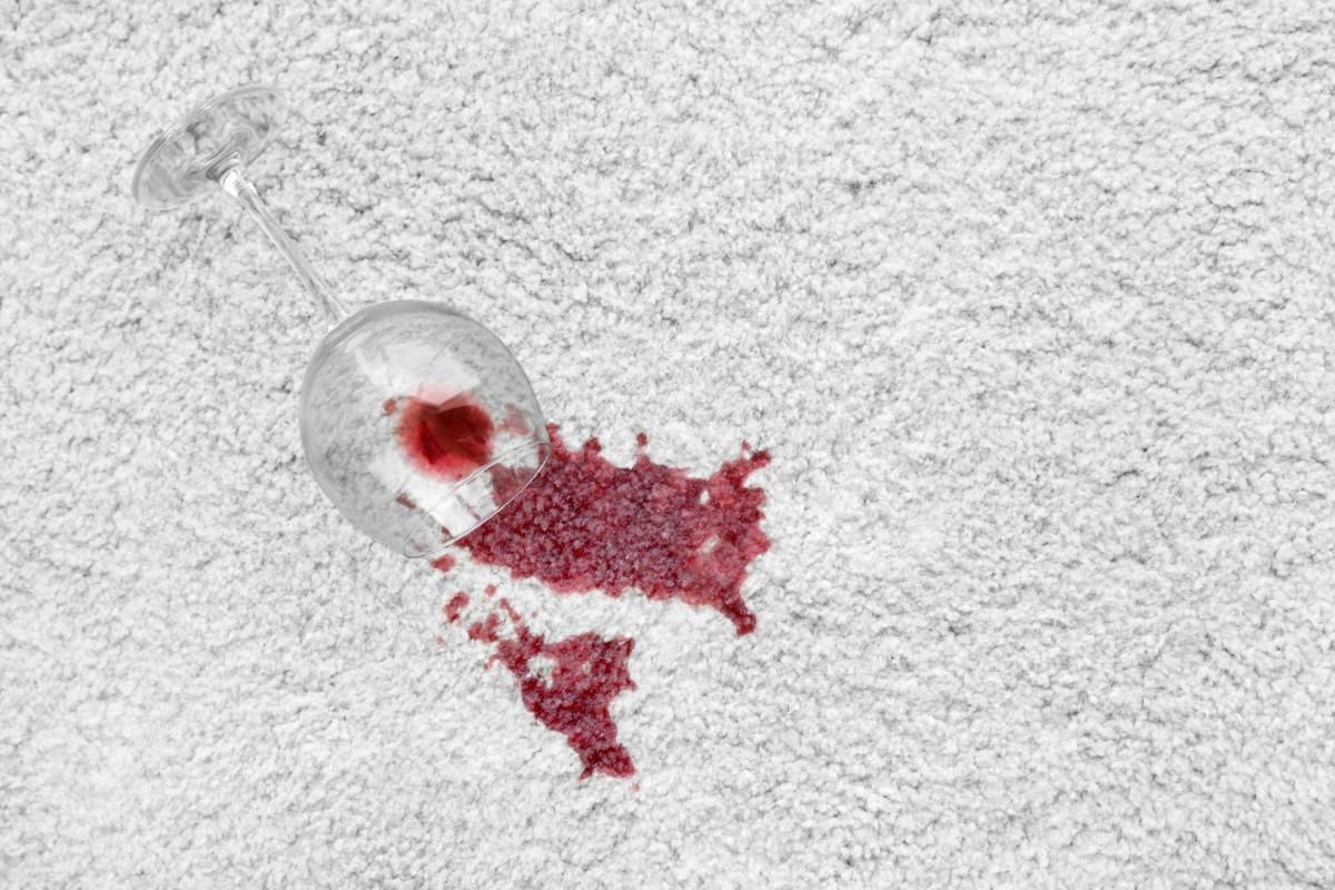 Removing Wine Stains from Your Carpet